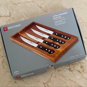 NIB: Wüsthof Gourmet 4-Piece Steak Knife Set NEW